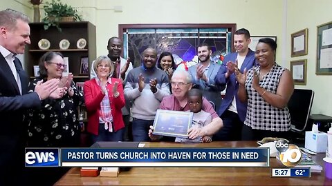 Pastor turns church into haven for those in need