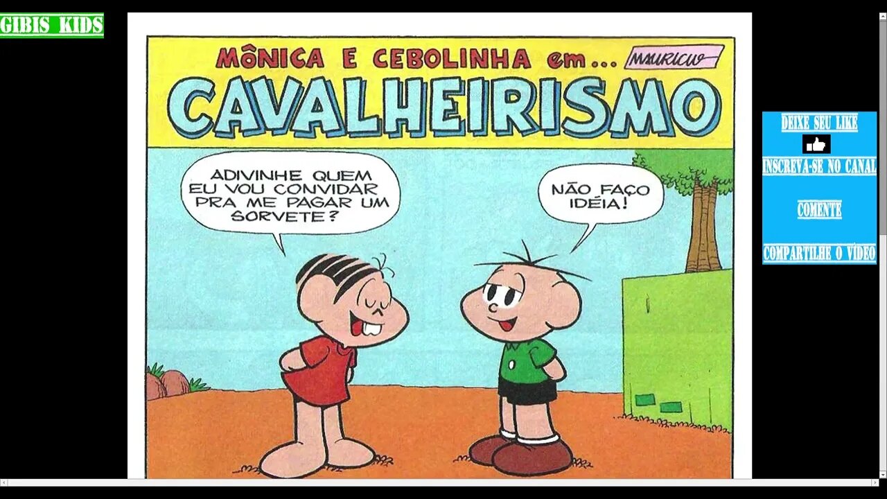 Mônica E Cebolinha Em... Cavalheirismo