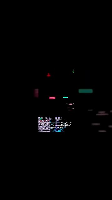 lightning strikes surround the plane in Florida. The "Fireworks of Sant'Elmo" filmed by the pilot