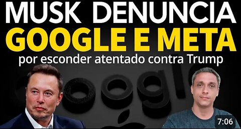 Exposed! Elon Musk denounces - Google and META try to hide the attack on Trump