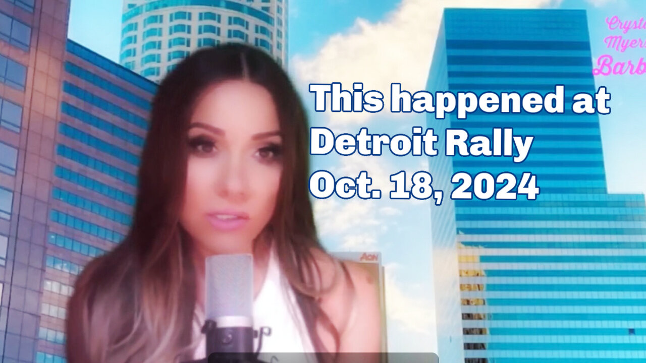 Watch how Trump's Crowd reacts in Detroit Rally Oct. 18, 2024