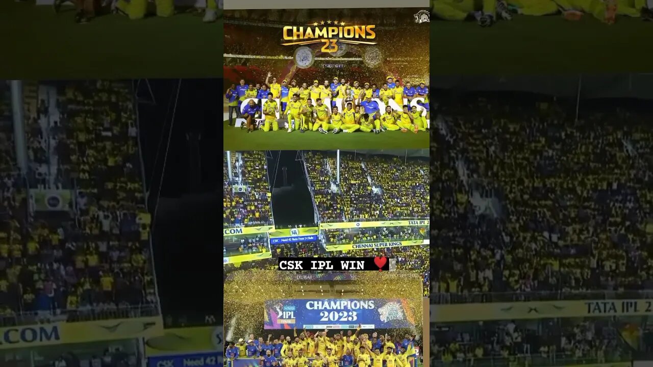 CSK WIN 💛 IPL status #status #ipl #csk