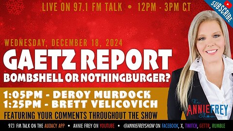 PENDING GAETZ REPORT: Bombshell or Nothingburger