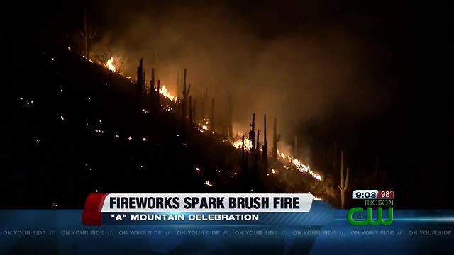 Crews were ready for 4th of July "A" Mountain fire