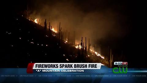 Crews were ready for 4th of July "A" Mountain fire
