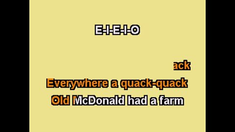 TU036 27 Traditional Old Macdonald Had A Farm