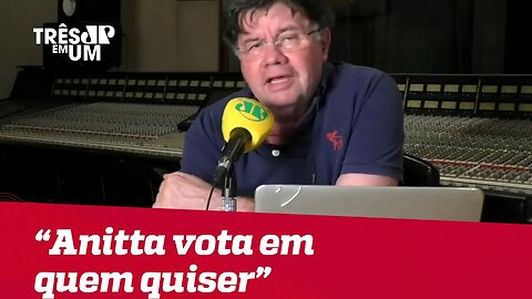 Marcelo Madureira: "A Anitta tem todo o direito de votar em quem ela quiser"