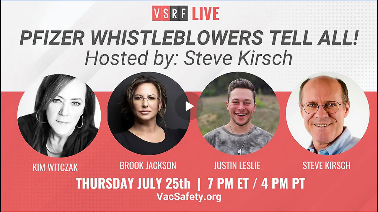 VSRF Live #136: Pfizer Whistleblowers Tell All