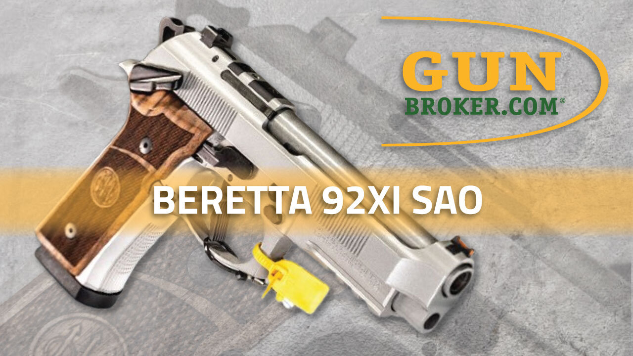 Features of the Beretta 92XI SAO Launch Edition