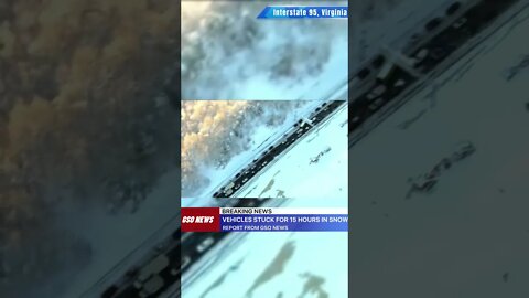 100+ vehicles stuck in traffic for 15 hours with no food or water