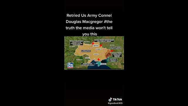 US Army Colonel Douglas MacGregor Explains The Russia Military Invasion Of Ukraine & he Says America