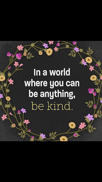 Be Kind [GMG Originals]