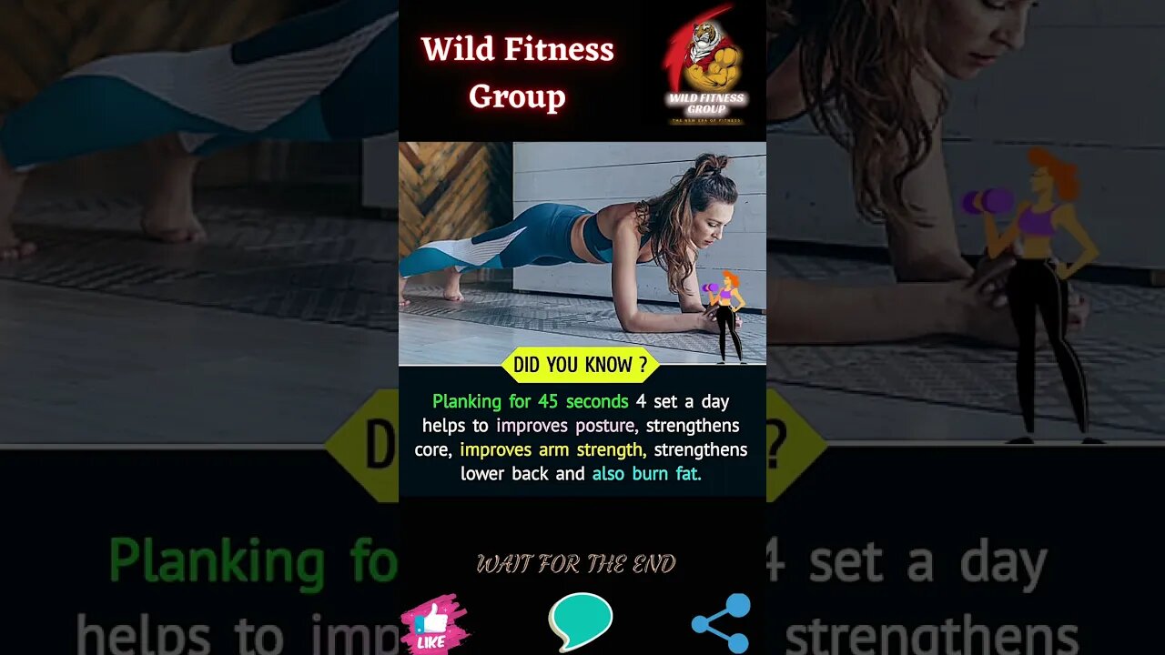 🔥Benefits of planking🔥#shorts🔥#wildfitnessgroup🔥5 March 2023🔥
