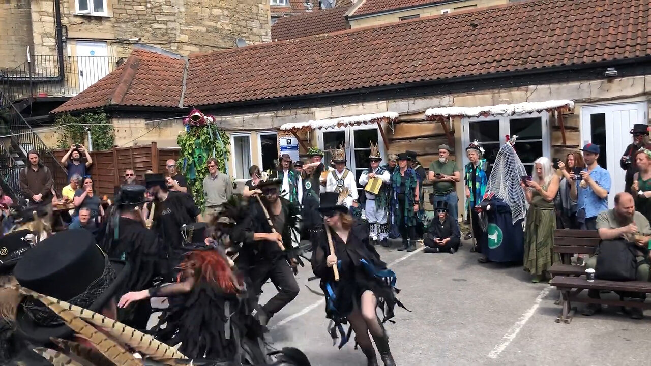 Beltane Border Morris - Tolmen Stone - The Swan - Green Man Festival - Bradford-on-Avon - 2022