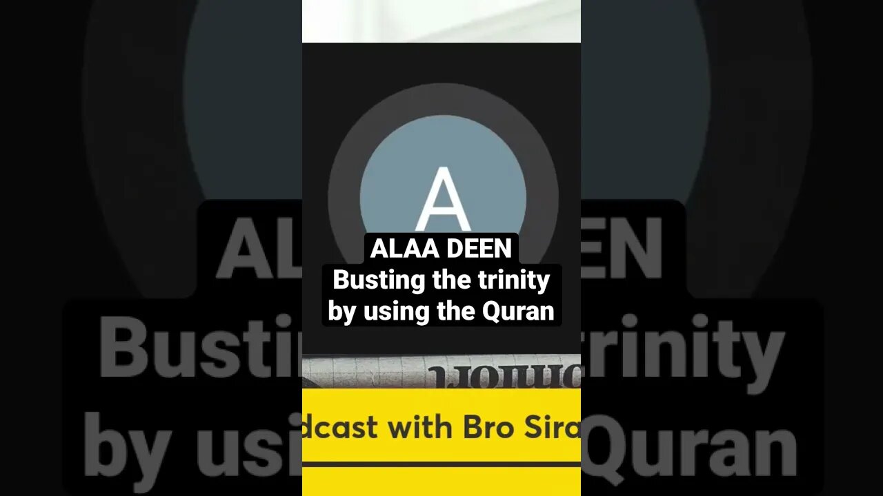 ALAA DEEN busting the trinity.