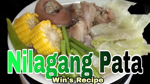 Nilagang Pata || How to cook Nilagang Pata || Pata ng Baboy