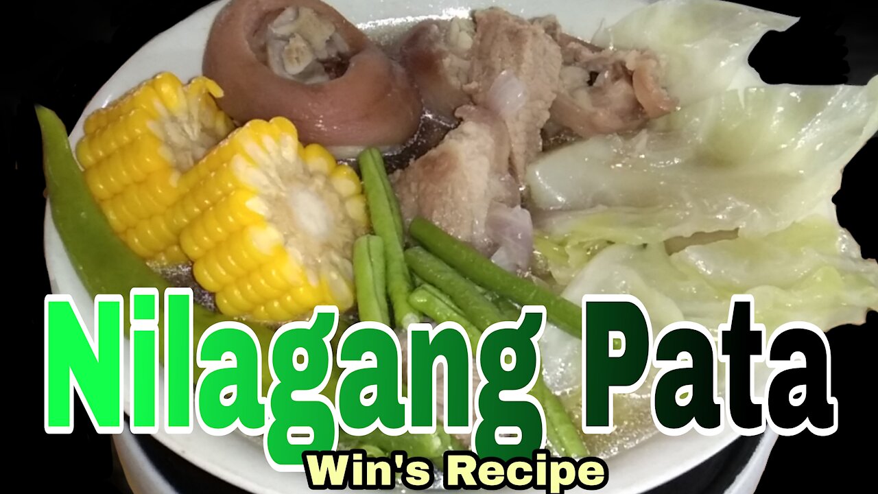 Nilagang Pata || How to cook Nilagang Pata || Pata ng Baboy