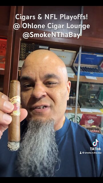#Cigars & #NFL #Playoffs at Ohlone Cigar Lounge! Join us for both today! #Cigar #Short #NFLPlayoffs