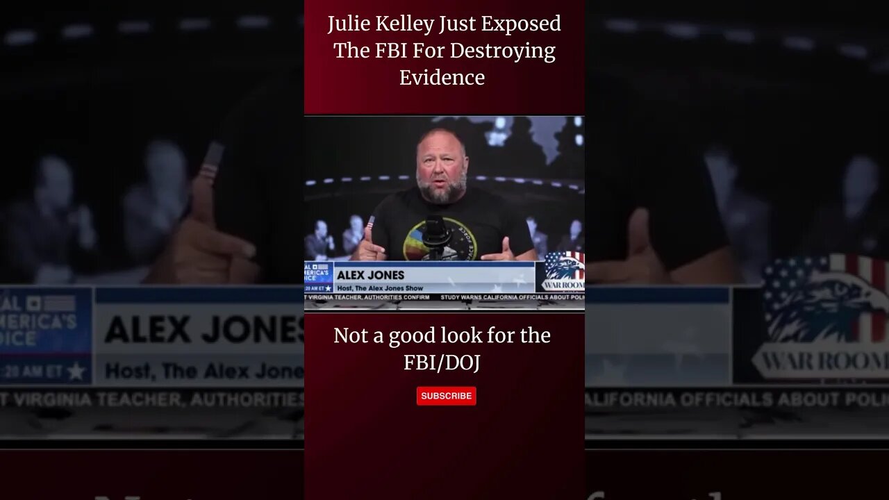 Julie Kelley Just Exposed The FBI For Destroying Evidence