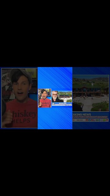 Pooping Burglar Showers at Pierce Brosnan's house