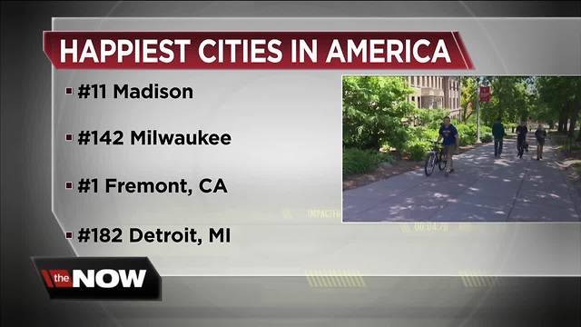 WalletHub lists Milwaukee as one of America's saddest cities; Madison as one of the happiest