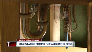 Cold weather puts furnaces on the fritz, frozen pipes next worry