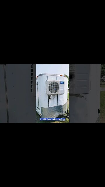 How to install a mini split on a trailer?