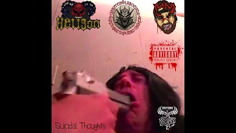 Hellgan - Suicidal Thoughts - Ft. Madness Infused Chaos & Midsouth Monsta (Prod. By Hatchet Beats)