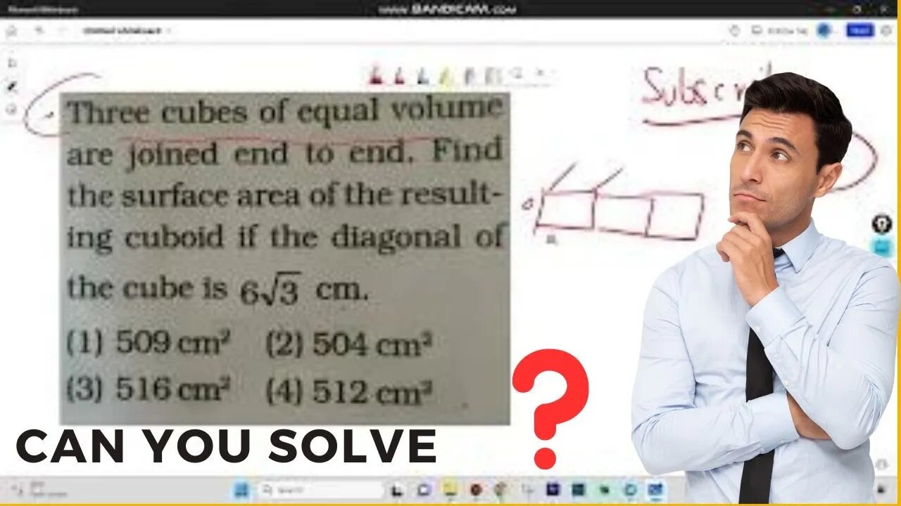 Mensuration Cube & Cuboid of SSC CGL 2023 solved in minutes. MEWS #ssc