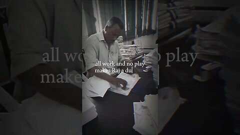 Guy stamps papers like a machine #zoobox #nonsense #allworknoplay #hindihorrorstories