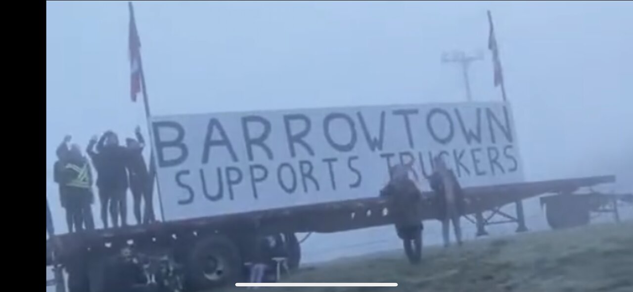 Over 50,000 Truckers Join Freedom Convoy Through Canada Protesting COVID-Massive Crowds Show Up