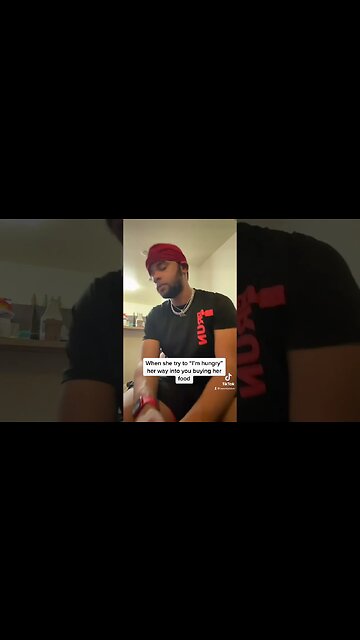 When she tries to hit you with the "im hungry" #seemlytuber #blackyoutuber shorts YouTube short