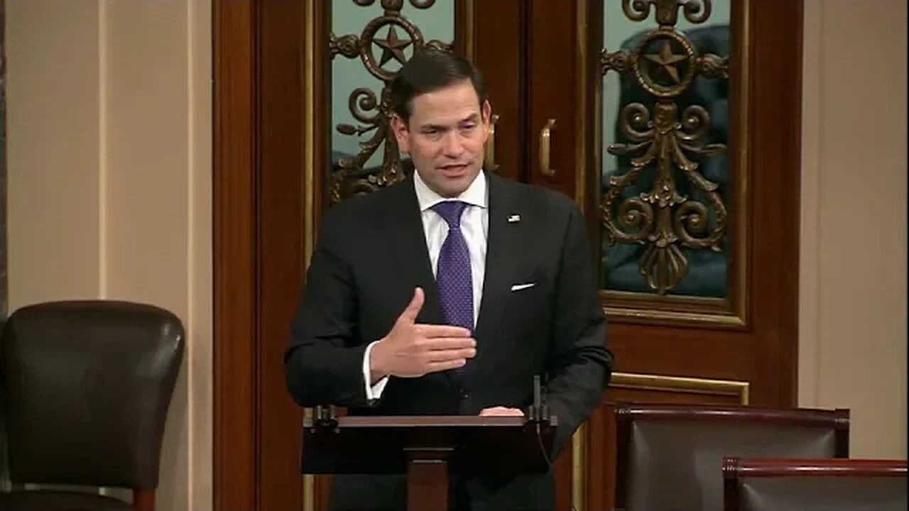 Rubio Speaks on Senate Floor on Iran's Threats to U.S. National Security Interests