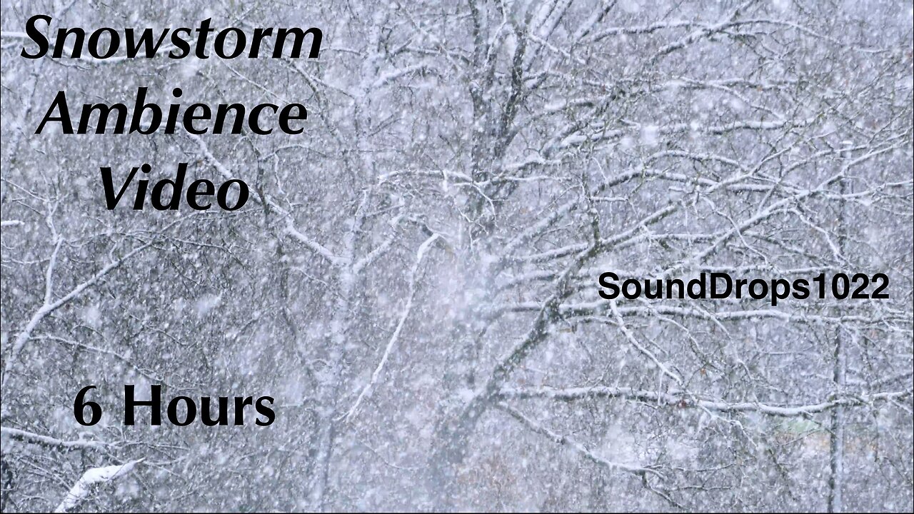 6-Hour Snowy Escapade: Ambient Sounds