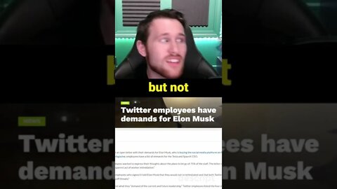 Twitter Employee Demands for Elon Musk