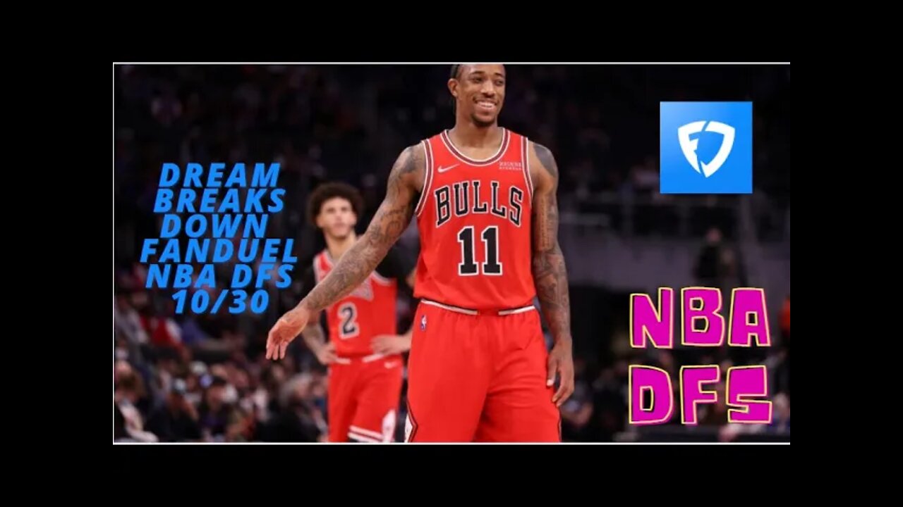 Fanduel DFS NBA 10/30/2021 Breakdown + Spreadsheet