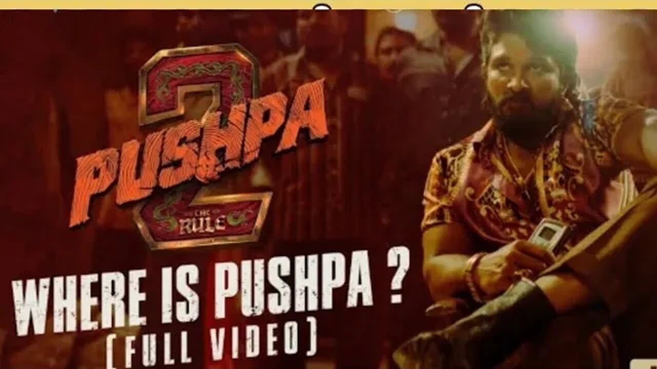 Where is Pushpa? | Pushpa 2- The Rule🔥| Hindi | Allu Arjun | Sukumar | Rashmika | Fahadh Faasil