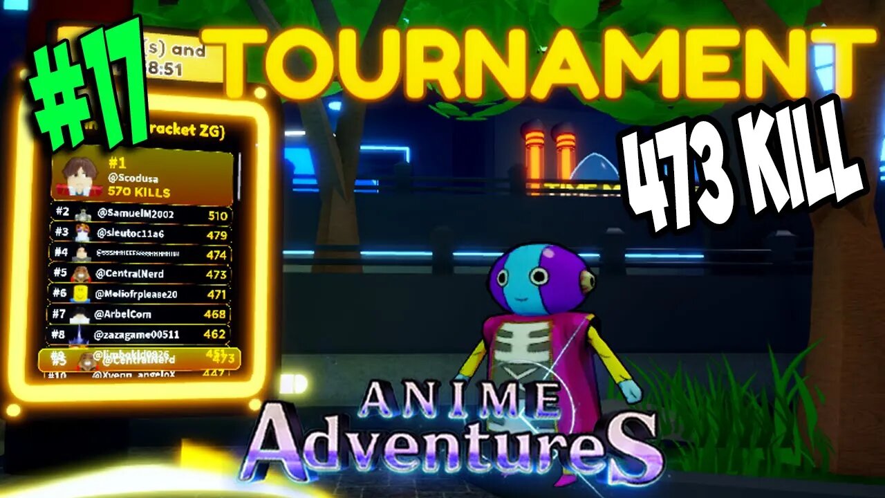 PRIMEIRA VEZ NO TORNEIO 17 DO ANIME ADVENTURES... PARABÉNS SUA RANGE FOI NERFADA