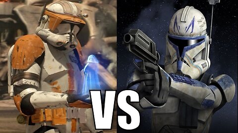 Commander Cody vs Captain Rex