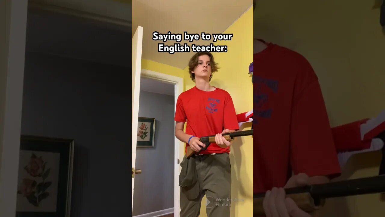 When you say bye😢💀 #funny #memes #filmora