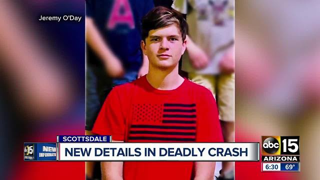 Police report identifies teenager killed in Scottsdale crash