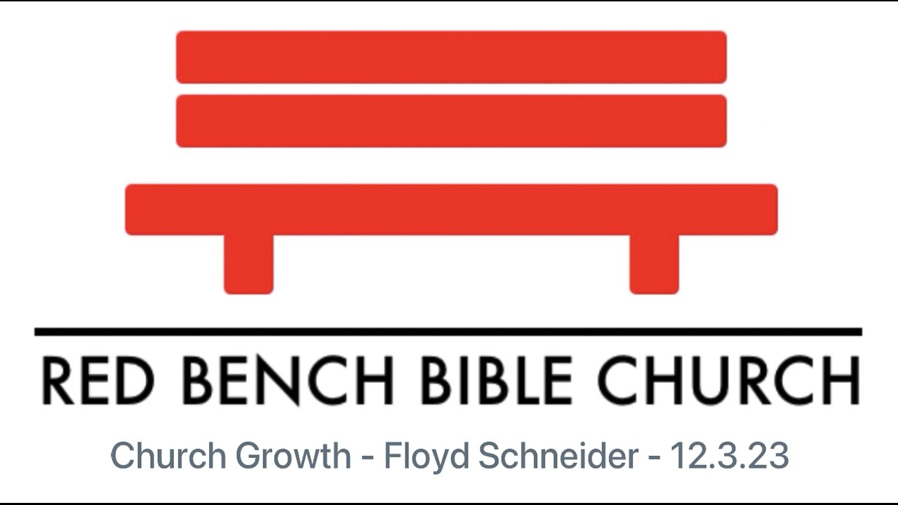 Church Growth - Servant Leaders - 12.3.23