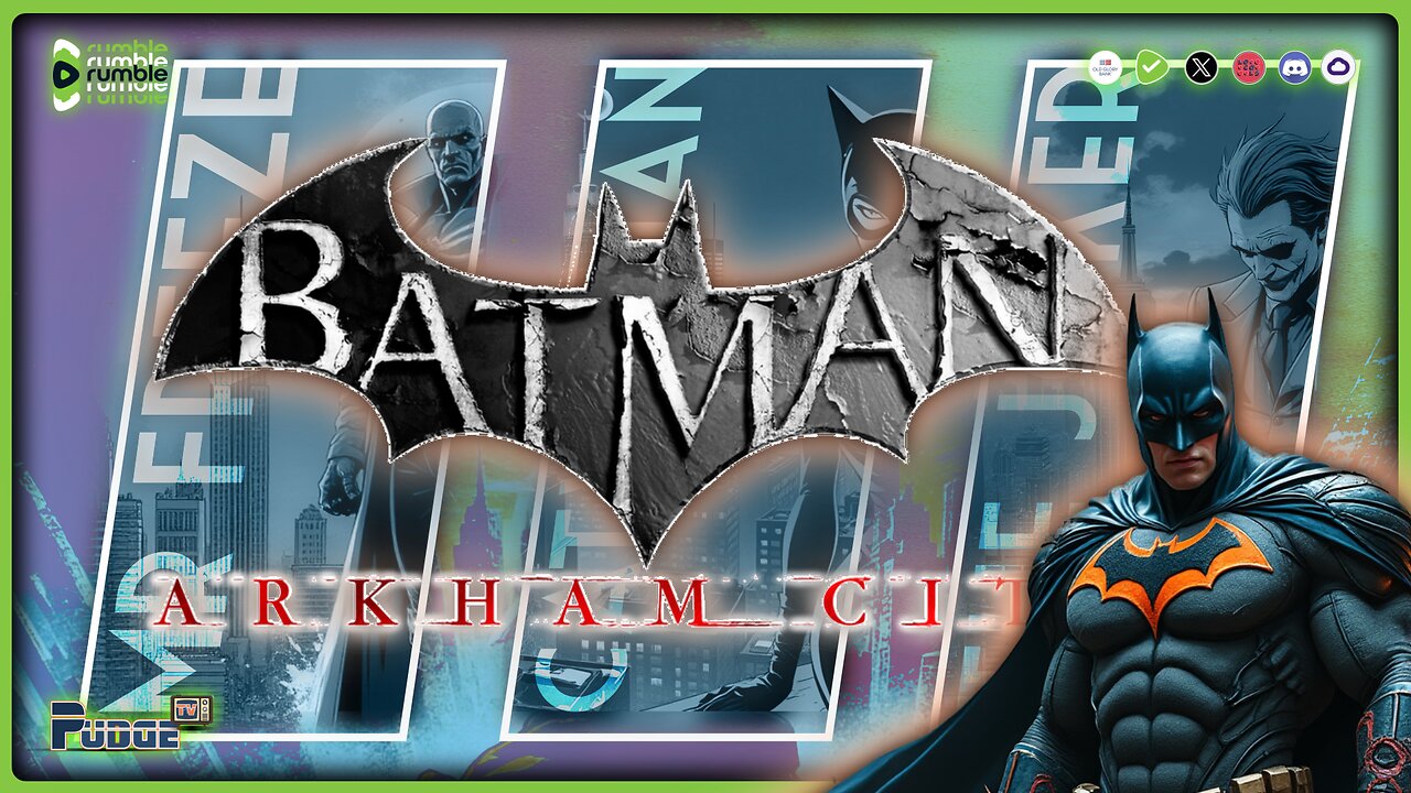 🔵 The Dark Knight's Descent: Batman Arkham City | Live Playthrough P. 2