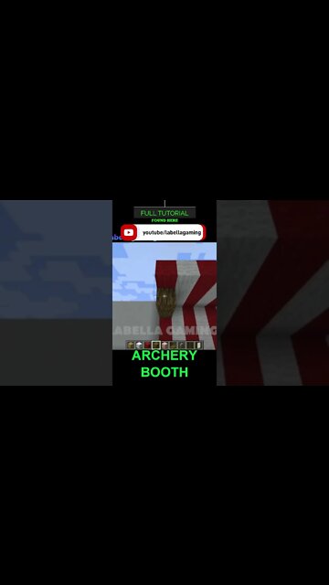 Minecraft: Archery Booth ( Carnival or Festival)