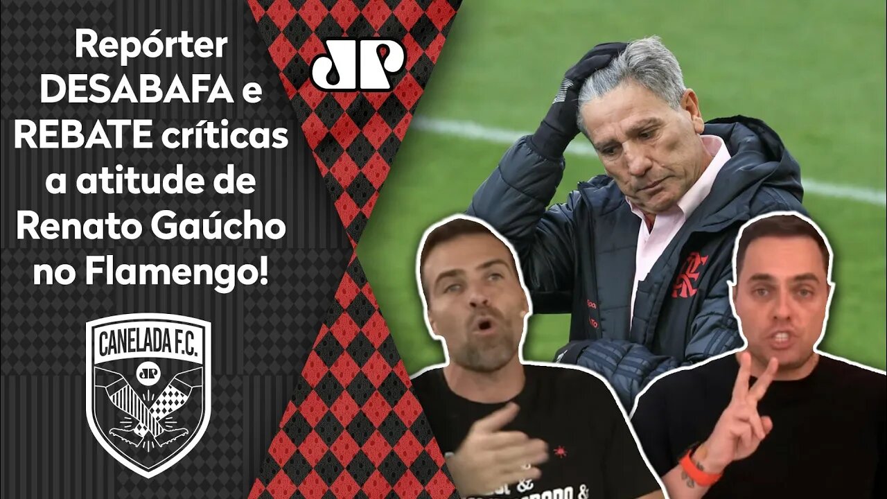 "O Renato PODE SIM fazer isso no Flamengo! O Rogério Ceni, não!" Repórter DESABAFA e REBATE crítica!