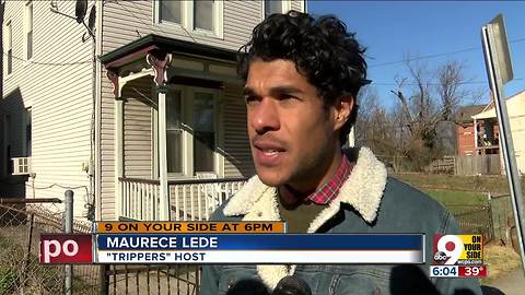 TV crew from Netherlands following Cincy police