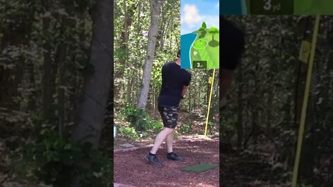 Hole 16 - Woodlake Park #Shorts #Golf #GarminR10 #SimGolf #YoutubeShorts