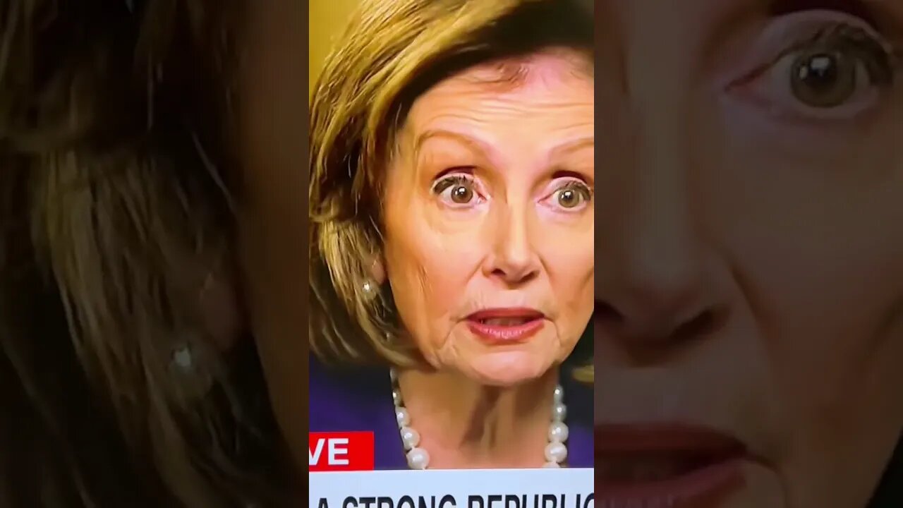 “I do believe democracy is in danger.” - Nancy Pelosi on election eve of maybe losing speakership