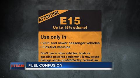 New E15 gas fueling confusion at the pump