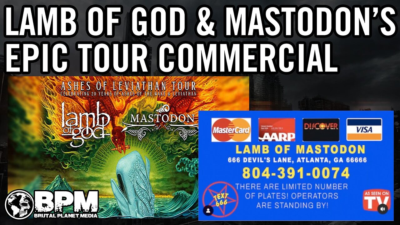 Lamb of God & Mastodon's Epic Plate Commercial